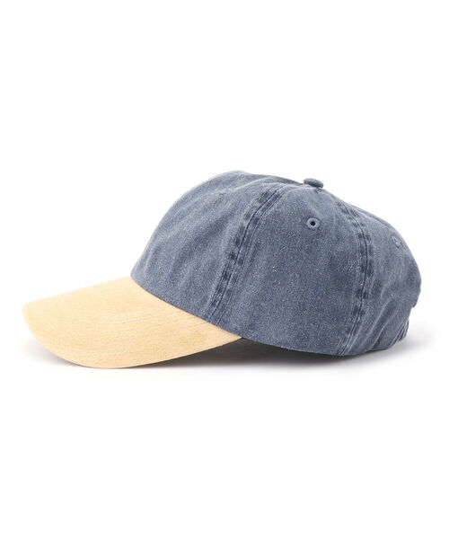 BEAVER（ビーバー）の「MEGA CAP/メガキャップ　Washed Pigment Dyed Twill Cap W/Suede Bill　キャップ（キャップ・メンズ・ブラック/ネイビー/タン・FREE）」の4枚目の写真