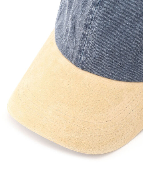 BEAVER（ビーバー）の「MEGA CAP/メガキャップ　Washed Pigment Dyed Twill Cap W/Suede Bill　キャップ（キャップ・メンズ・ブラック/ネイビー/タン・FREE）」の7枚目の写真