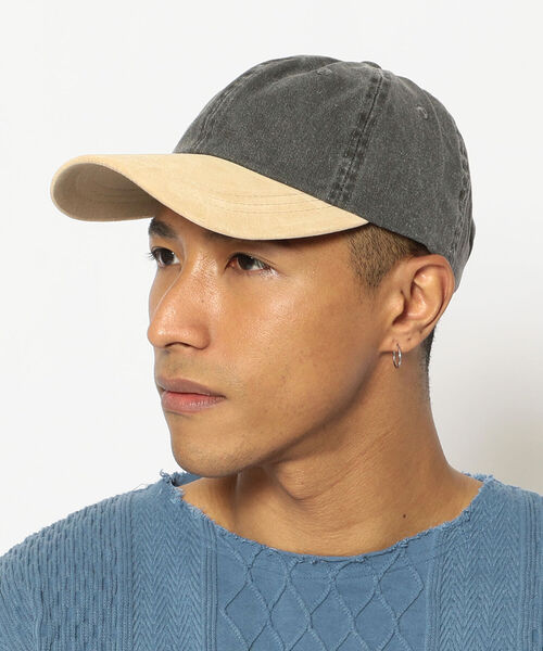 BEAVER（ビーバー）の「MEGA CAP/メガキャップ　Washed Pigment Dyed Twill Cap W/Suede Bill　キャップ（キャップ・メンズ・ブラック/ネイビー/タン・FREE）」の9枚目の写真