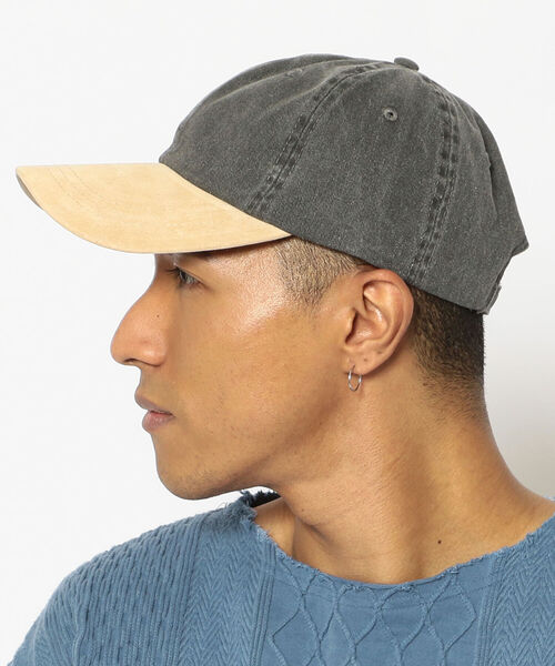 BEAVER（ビーバー）の「MEGA CAP/メガキャップ　Washed Pigment Dyed Twill Cap W/Suede Bill　キャップ（キャップ・メンズ・ブラック/ネイビー/タン・FREE）」の10枚目の写真