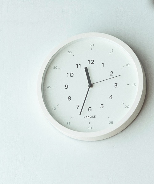 LAKOLE（ラコレ）の「大きな掛け時計 / 265811（掛け時計・レディース・チャコール/桜/アイボリー・FREE）」の3枚目の写真