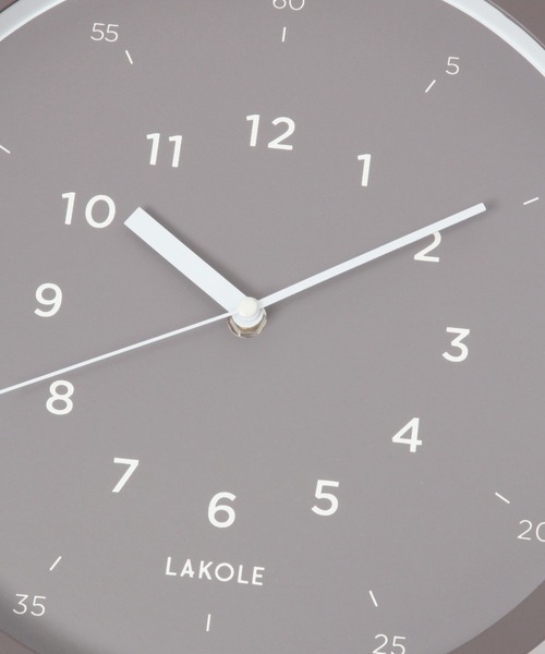 LAKOLE（ラコレ）の「大きな掛け時計 / 265811（掛け時計・レディース・チャコール/桜/アイボリー・FREE）」の6枚目の写真