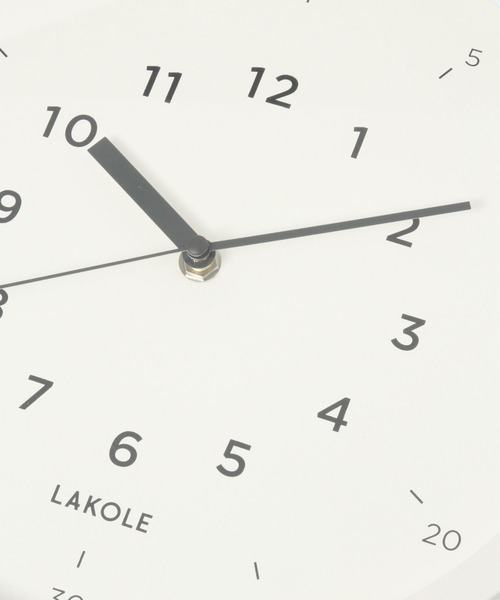 LAKOLE（ラコレ）の「大きな掛け時計 / 265811（掛け時計・レディース・チャコール/桜/アイボリー・FREE）」の10枚目の写真