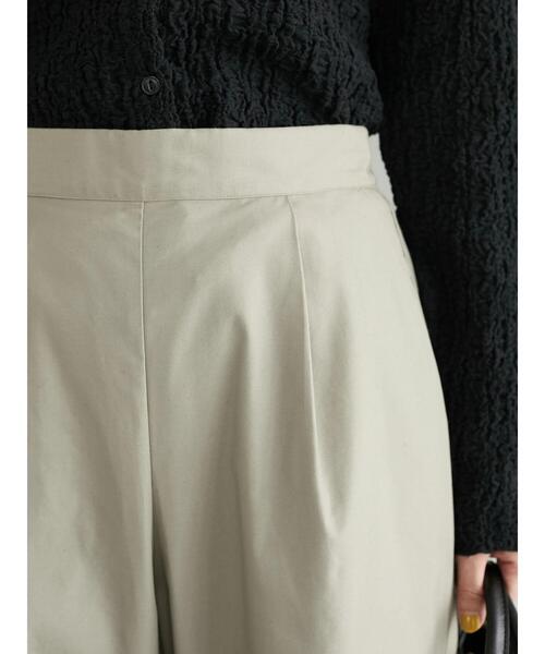 Green　Parks（グリーンパークス）の「裾ドロストデザインパンツ（その他パンツ・レディース・チャコールグレー/ブラウン/グレイッシュベージュ・FREE）」の10枚目の写真
