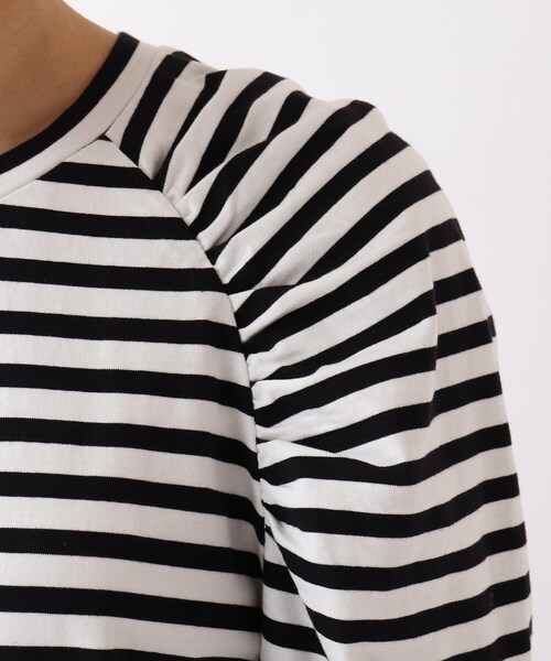 OPAQUE.CLIP（オペークドットクリップ）の「◆【C】ギャザーラグランスリーブカットソー（Tシャツ/カットソー・レディース・ブラック系2/ホワイト系/グリーン系その他4・36/40/38/34）」の10枚目の写真