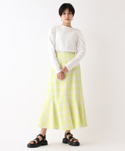 OPAQUE.CLIP（オペークドットクリップ）の「◆【C】ギャザーラグランスリーブカットソー（Tシャツ/カットソー・レディース・ブラック系2/ホワイト系/グリーン系その他4・36/40/38/34）」の15枚目の写真