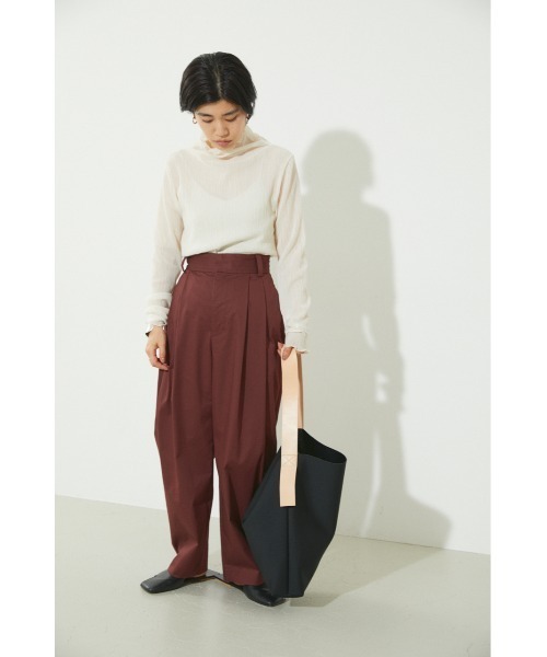 BLACK BY MOUSSY（ブラックバイマウジー）の「one shoulder tote bag(ワンショルダートートバック）（ショルダーバッグ・レディース・ブラック/ベージュ・FREE）」の8枚目の写真