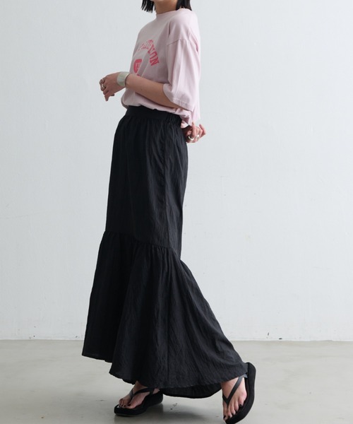 Aunt Marie's（アントマリーズ）の「カレッジロゴT (アソート)（Tシャツ/カットソー・レディース・ホワイト/チャコールグレー/ネイビー/ピンク/ホワイト系その他・FREE）」の11枚目の写真