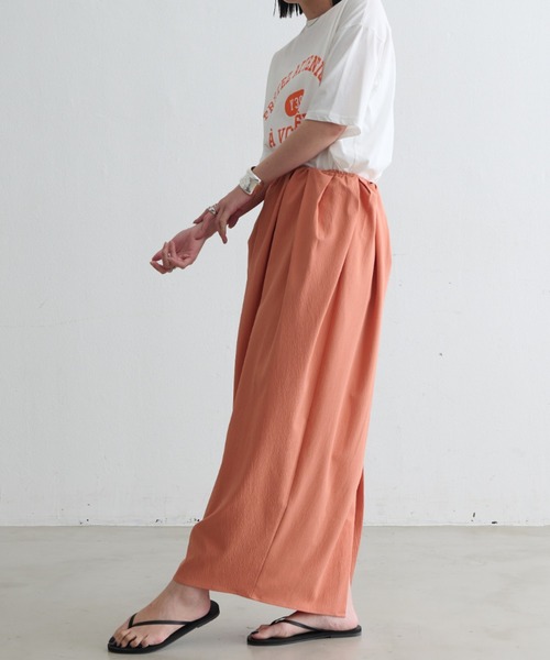 Aunt Marie's（アントマリーズ）の「カレッジロゴT (アソート)（Tシャツ/カットソー・レディース・ホワイト/チャコールグレー/ネイビー/ピンク/ホワイト系その他・FREE）」の21枚目の写真