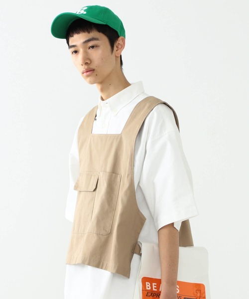 YUYA × BeAMS DOT(ユウヤバイビームスドット)の「YUYA × BeAMS DOT / 2way ツール ポケット ベスト(ベスト・メンズ・ネイビー/ベージュ・FREE)」の21枚目の写真
