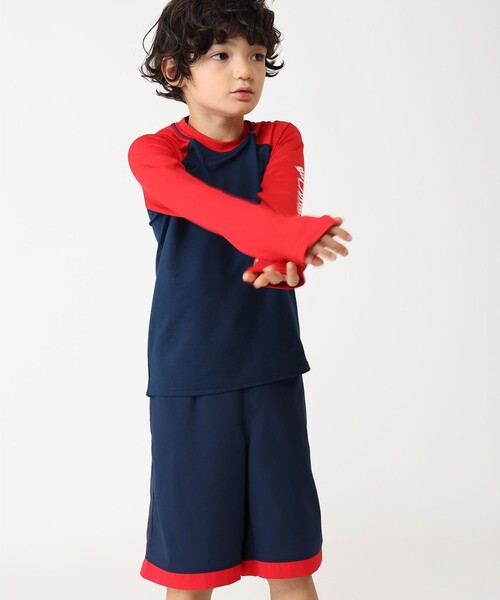 Columbia(コロンビア)の「Columbia/ キッズアイテム/ サンディショアロングスリーブサンガード /コロンビア(Tシャツ/カットソー・キッズ・ブルー系その他/ブルー/グリーン/ネイビー/ブルー系その他3/オレンジ/パープル・L/XXS/M/XS/S)」の5枚目の写真