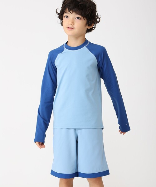 Columbia(コロンビア)の「Columbia/ キッズアイテム/ サンディショアロングスリーブサンガード /コロンビア(Tシャツ/カットソー・キッズ・ブルー系その他/ブルー/グリーン/ネイビー/ブルー系その他3/オレンジ/パープル・L/XXS/M/XS/S)」の6枚目の写真