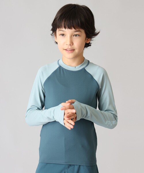 Columbia(コロンビア)の「UVカット 速乾 Columbia/ キッズアイテム/ サンディショア ロングスリーブ サンガード /コロンビア(Tシャツ/カットソー・キッズ・ブルー系その他/ブルー/グリーン/ネイビー/ブルー系その他3/オレンジ/パープル/グリーン系その他/パープル系その他/ブルー系その他4・L/XXS/M/XS/S)」の8枚目の写真