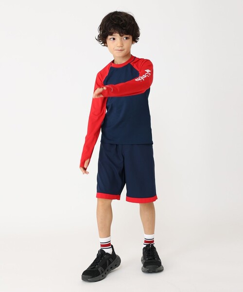 Columbia(コロンビア)の「Columbia/ キッズアイテム/ サンディショアロングスリーブサンガード /コロンビア(Tシャツ/カットソー・キッズ・ブルー系その他/ブルー/グリーン/ネイビー/ブルー系その他3/オレンジ/パープル・L/XXS/M/XS/S)」の8枚目の写真
