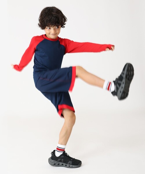 Columbia(コロンビア)の「Columbia/ キッズアイテム/ サンディショアロングスリーブサンガード /コロンビア(Tシャツ/カットソー・キッズ・ブルー系その他/ブルー/グリーン/ネイビー/ブルー系その他3/オレンジ/パープル・L/XXS/M/XS/S)」の9枚目の写真