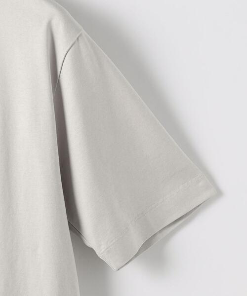 green label relaxing（グリーンレーベルリラクシング）の「オーガニッククリア クルーネック 半袖 カットソー OVLG（Tシャツ/カットソー・メンズ・ホワイト/ライトグレー/ダークグリーン/ネイビー・S/M/L/XL/XXL）」の15枚目の写真