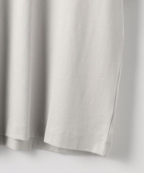 green label relaxing（グリーンレーベルリラクシング）の「オーガニッククリア クルーネック 半袖 カットソー OVLG（Tシャツ/カットソー・メンズ・ホワイト/ライトグレー/ダークグリーン/ネイビー・S/M/L/XL/XXL）」の12枚目の写真