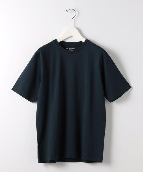 green label relaxing（グリーンレーベルリラクシング）の「オーガニッククリア クルーネック 半袖 カットソー OVLG（Tシャツ/カットソー・メンズ・ホワイト/ライトグレー/ダークグリーン/ネイビー・S/M/L/XL/XXL）」の21枚目の写真