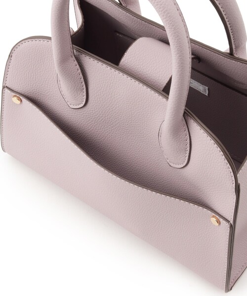 DRESKIP（ドレスキップ）の「◆フロントポケットミニショルダー（ショルダーバッグ・レディース・ブラック/ライトパープル/アイボリー・00）」の5枚目の写真