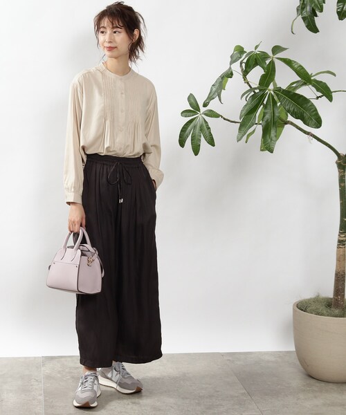 DRESKIP（ドレスキップ）の「◆フロントポケットミニショルダー（ショルダーバッグ・レディース・ブラック/ライトパープル/アイボリー・00）」の7枚目の写真