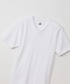 HANES（ヘインズ）の「【Hanes/ヘインズ】メンズ ビーフィー リブVネックTシャツ（Tシャツ/カットソー・MEDIUM）」