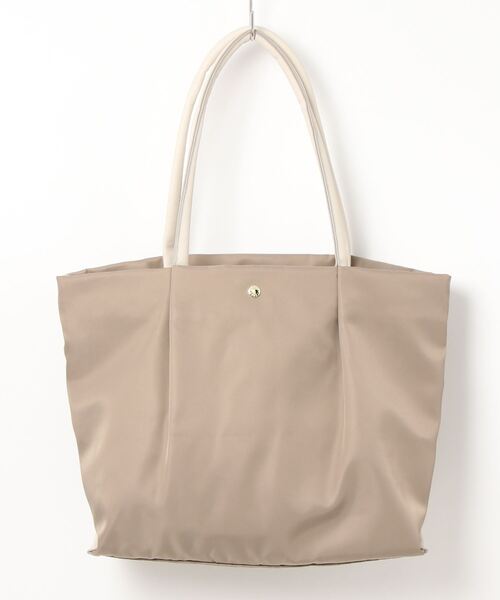 KMC DETAILS（ケーエムシーディテイルズ）の「Legato Largo レガートラルゴ  / 肩楽(かたらく)PC収納 ナイロン トートバッグ / LH-L0001（トートバッグ・レディース・ベージュ/ブラック/グレー/ネイビー/ピンク/ライトブラウン・ONESIZE）」の21枚目の写真