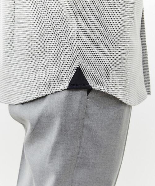MEN'S MELROSE(メンズメルローズ)の「ハニカムボーダージャージシャツ(シャツ/ブラウス・メンズ・ネイビー/ダークネイビー/グレー・2/5/4/3)」の13枚目の写真