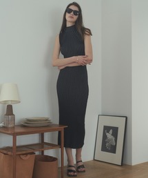 ニットロングワンピース