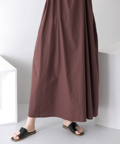 KBF（ケイビーエフ）の「ギャザーボリュームロングワンピース（ワンピース・レディース・ブラック/ダークブラウン/ブルー・ONE）」の5枚目の写真