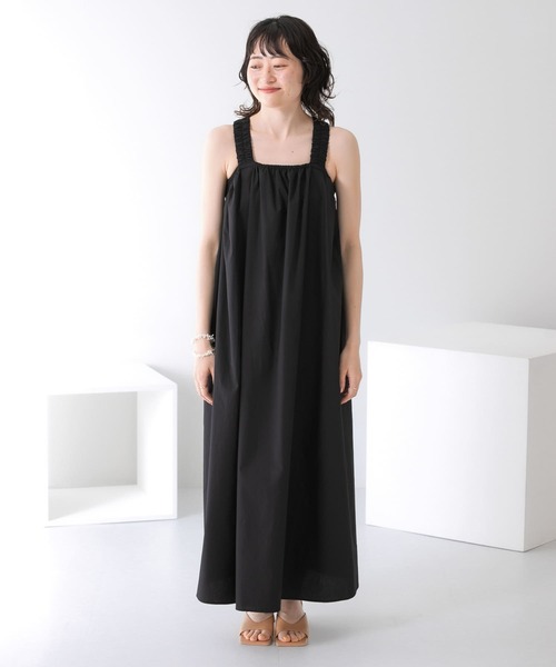 KBF（ケイビーエフ）の「ギャザーボリュームロングワンピース（ワンピース・レディース・ブラック/ダークブラウン/ブルー・ONE）」の21枚目の写真
