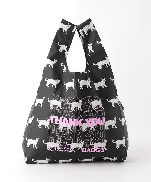 美品【BAGGU】STANDARDエコバッグ　15th THANK YOU　黒 BAGGU/バグゥ】15th THANK YOU STANDARD BAGGU | DOUDOU
