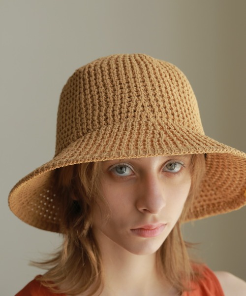 AMAIL(アマイル)の「Maron chan hat(ハット・レディース・ベージュ/アイボリー・FREE)」の1枚目の写真