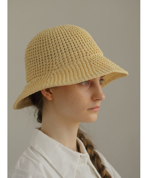 AMAIL(アマイル)の「Maron chan hat(ハット・レディース・ベージュ/アイボリー・FREE)」の3枚目の写真