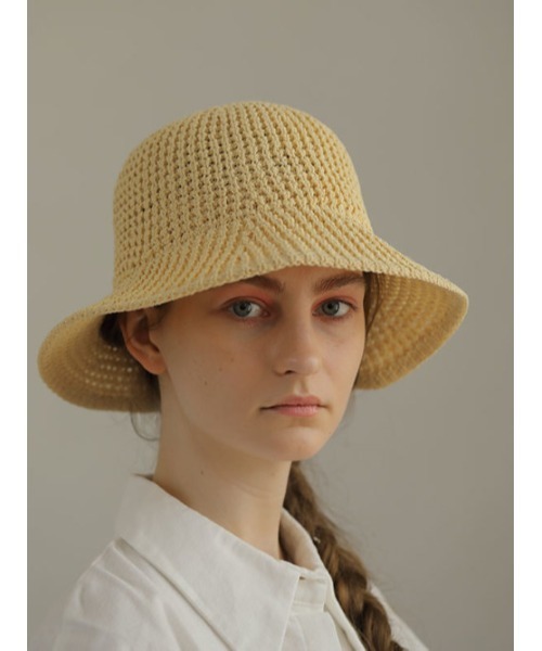AMAIL(アマイル)の「Maron chan hat(ハット・レディース・ベージュ/アイボリー・FREE)」の4枚目の写真