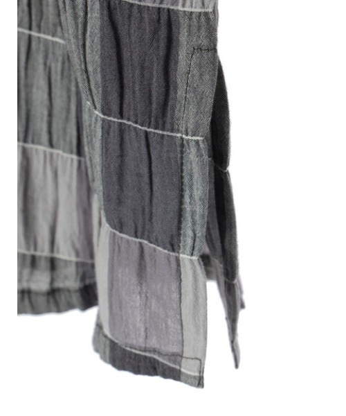 Green　Parks（グリーンパークス）の「インド綿 チェックブラウス（シャツ/ブラウス・レディース・グレー/ベージュ・FREE）」の9枚目の写真