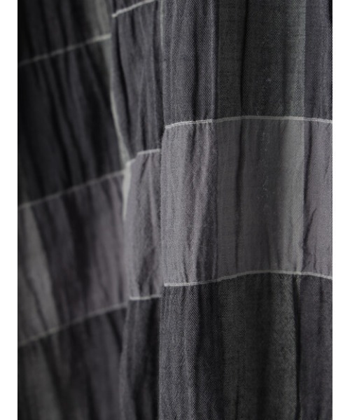 Green　Parks（グリーンパークス）の「インド綿 チェックブラウス（シャツ/ブラウス・レディース・グレー/ベージュ・FREE）」の10枚目の写真