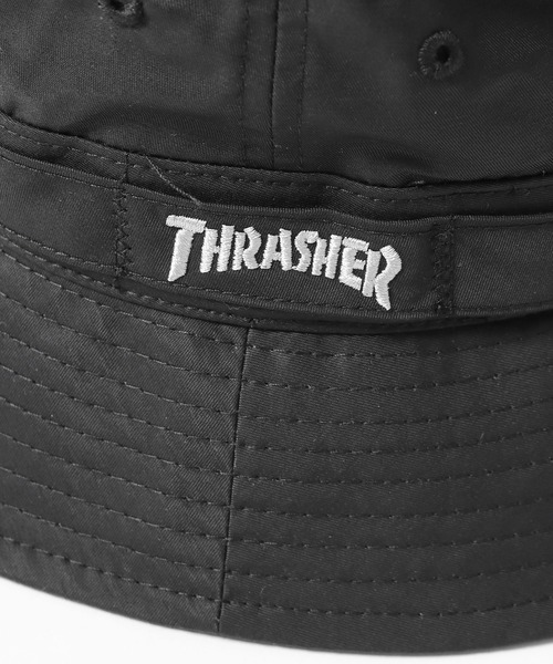 THRASHER（スラッシャー）の「THRASHER/スラッシャー サファリハット バケットハット（ハット・メンズ・カーキ/ネイビー/ブラック/ベージュ・58cm）」の7枚目の写真