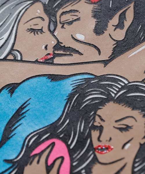 XLARGE（エクストララージ）の「CUPID TRAP S/S TEE/ グラフィック　Tシャツ　半袖（Tシャツ/カットソー・メンズ・グリーン/ホワイト/ブラック・L/XL/S/M）」の7枚目の写真