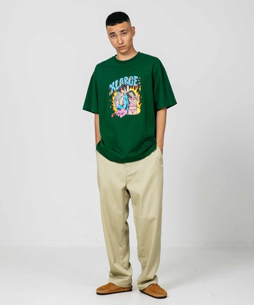 XLARGE（エクストララージ）の「CUPID TRAP S/S TEE/ グラフィック　Tシャツ　半袖（Tシャツ/カットソー・メンズ・グリーン/ホワイト/ブラック・L/XL/S/M）」の12枚目の写真