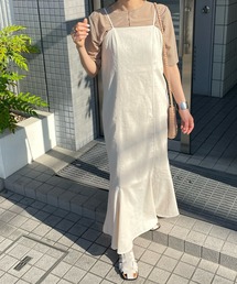 LE MORE（リモア）の「リネンマーメイドキャミワンピース（ワンピース）」