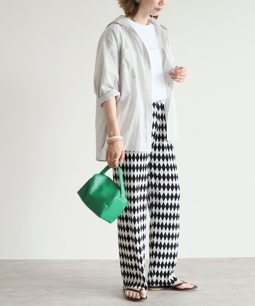 reca（レカ）の「ダイヤ柄プリーツパンツ（その他パンツ・レディース・ホワイト系その他/グリーン系その他/ピンク系その他・FREE）」の18枚目の写真