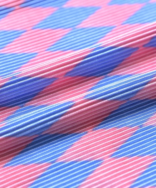 reca（レカ）の「ダイヤ柄プリーツパンツ（その他パンツ・レディース・ホワイト系その他/グリーン系その他/ピンク系その他・FREE）」の7枚目の写真