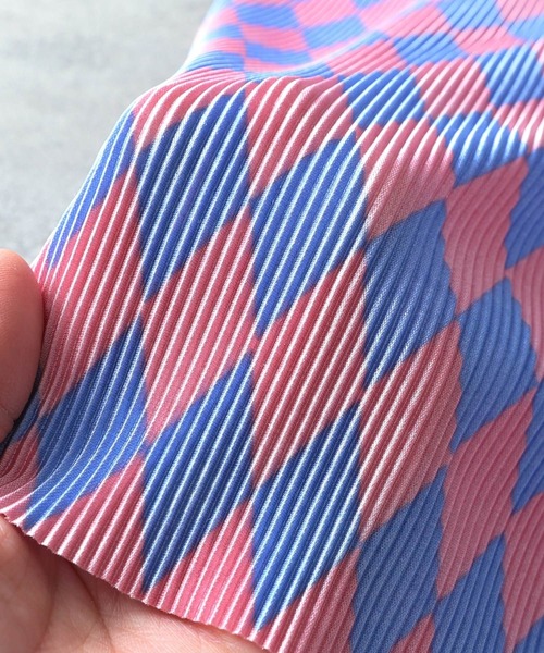 reca（レカ）の「ダイヤ柄プリーツパンツ（その他パンツ・レディース・ホワイト系その他/グリーン系その他/ピンク系その他・FREE）」の13枚目の写真