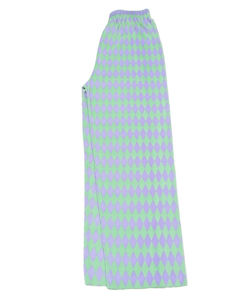 reca（レカ）の「ダイヤ柄プリーツパンツ（その他パンツ・レディース・ホワイト系その他/グリーン系その他/ピンク系その他・FREE）」の16枚目の写真