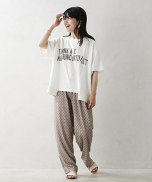 JOURNAL STANDARD relume | WAFFLE プリント総柄 リラックスパンツ(その他パンツ)