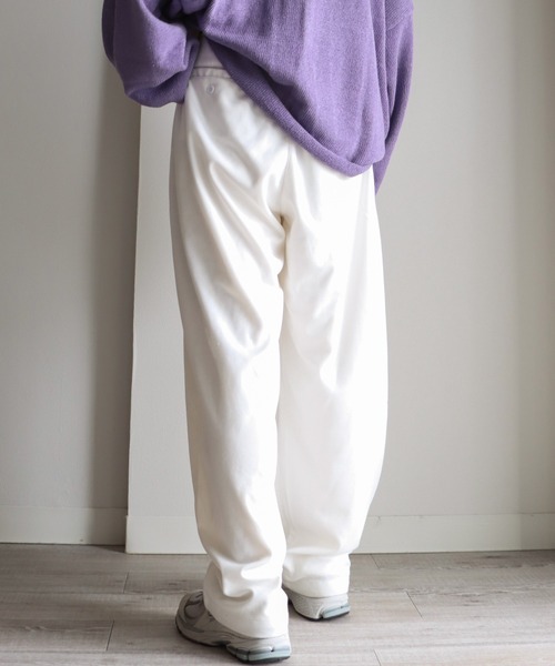 COURO（コウロ）の「ウエストギャザースウェットパンツ（スウェットパンツ・レディース・ホワイト/ブラック/オレンジ・M/L）」の16枚目の写真