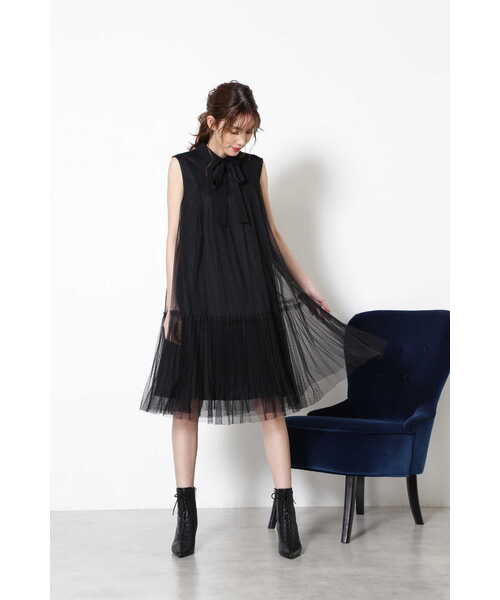 JILL STUART（ジルスチュアート）の「◆シンディワンピース（ワンピース・レディース・ブラック/ピンク・2/0）」の9枚目の写真