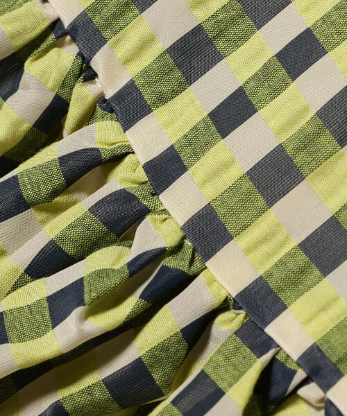 GHOSPELL（ゴスペル）の「GHOSPELL / Seed Stock Wrap Dress（ワンピース・レディース・グリーン・SMALL）」の8枚目の写真