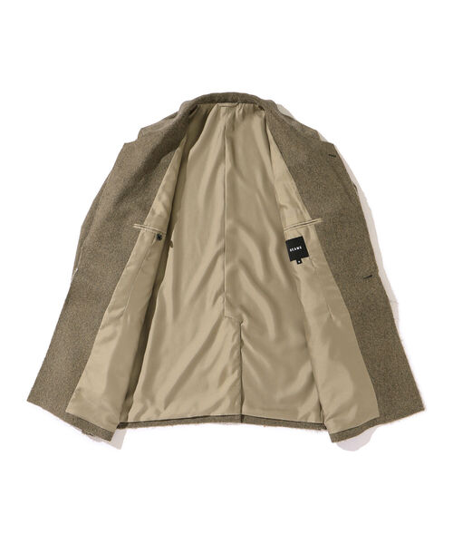 BEAMS（ビームス）の「BEAMS / カットオフ ツイード 1ボタン ジャケット（テーラードジャケット・メンズ・ダークブラウン/ベージュ系その他・S/L/M）」の13枚目の写真