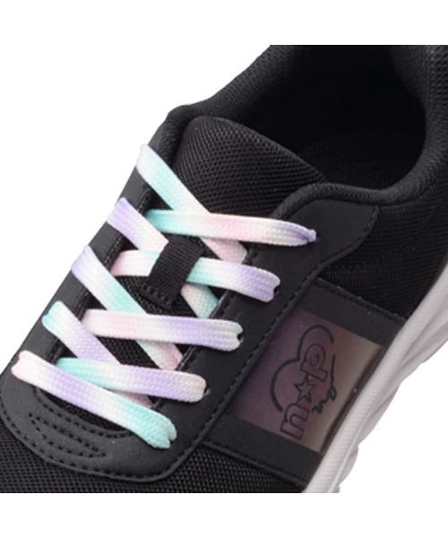 n☆p school（ニコプチスクール）の「n☆p school/ニコ☆プチスクール/キッズスニーカー/NPS0510（スニーカー・キッズ・ブラック/ラベンダー・22.5cm/23.5cm/24.5cm/23.0cm/24.0cm/21.5cm/22.0cm/19.0cm/20.0cm/21.0cm）」の9枚目の写真
